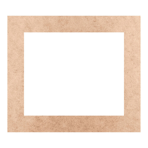 Recorte Moldura Ret 70 x 80 cm Borda 10 cm / MDF 3mm