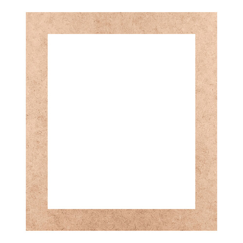 Recorte Moldura Ret 80 x 70 cm Borda 8 cm / MDF 3mm