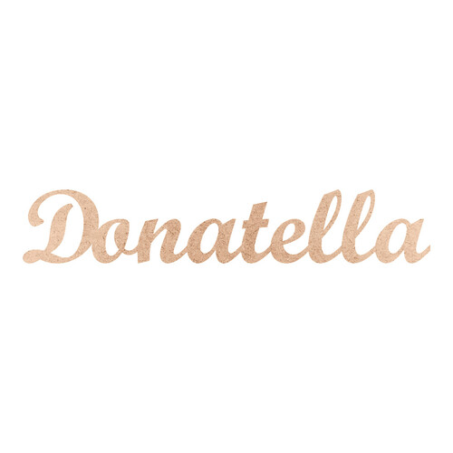 Recorte Donatella Script Mt Std / MDF 3mm