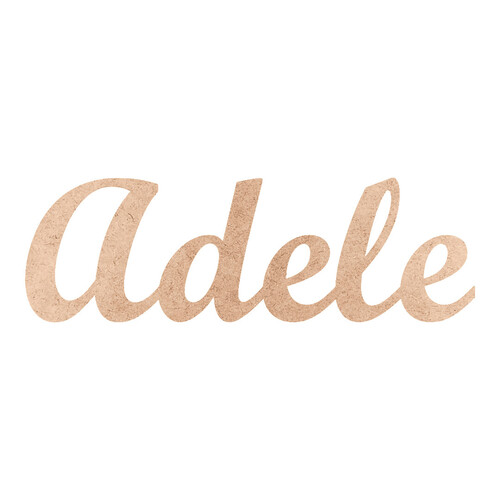 Recorte Adele Script Mt Std / MDF 3mm