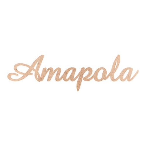 Recorte Amapola Amaze / MDF 3mm