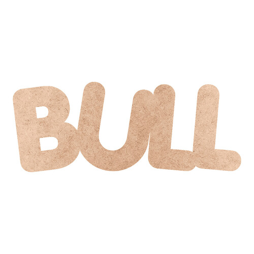 Recorte BULL Porkys / MDF 3mm