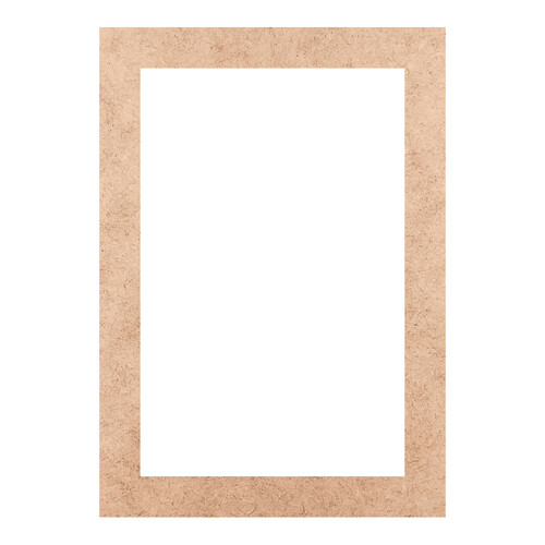 Recorte Mold Ret 29,70 x 21 cm B 2,5 cm / MDF 3mm