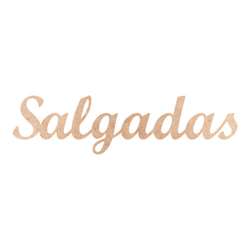 Recorte Salgadas Script Mt Std / MDF 3mm