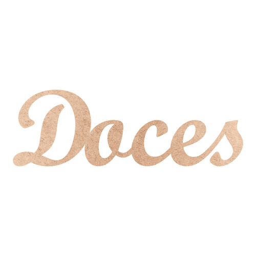 Recorte Doces Script Mt Std / MDF 3mm