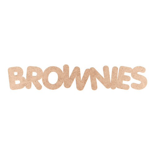 Recorte BROWNIES Porkys / MDF 3mm