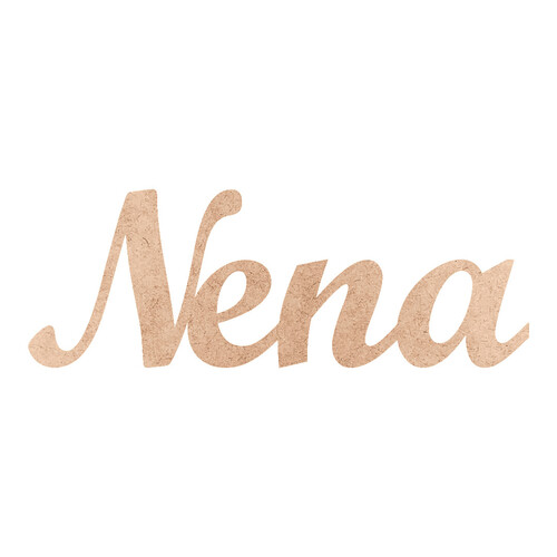 Recorte Nena Script Mt Std / MDF 3mm