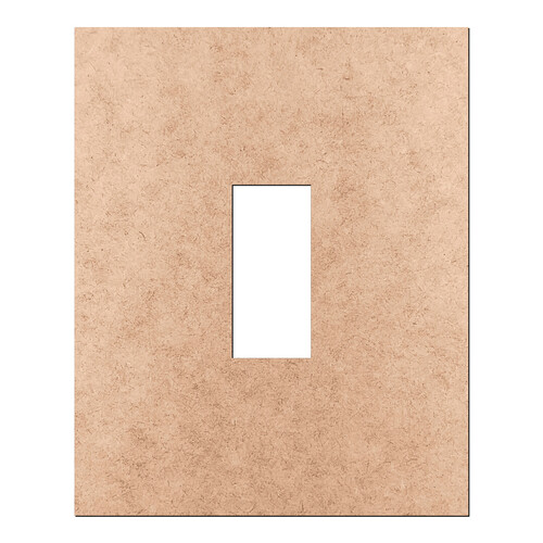 Recorte Moldura Ret 31 x 25 cm Borda 10 cm / MDF 3mm