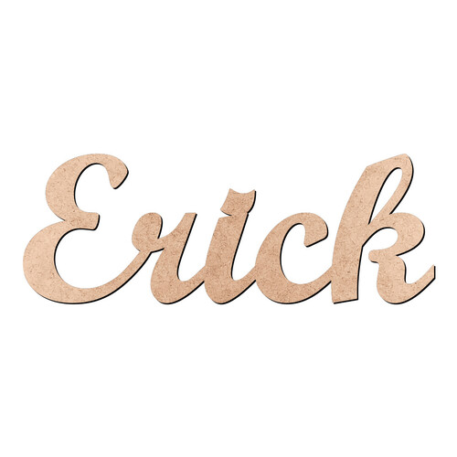 Recorte Erick Script Mt Std / MDF 3mm