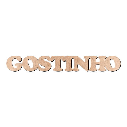 Recorte GOSTINHO Cooper Black / MDF 3mm