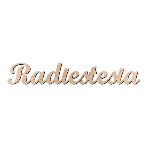 Recorte Radiestesia Script Mt Std / MDF 3mm