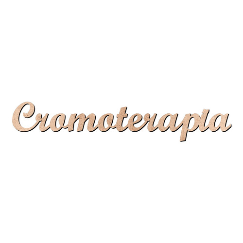 Recorte Cromoterapia Script Mt Std / MDF 3mm