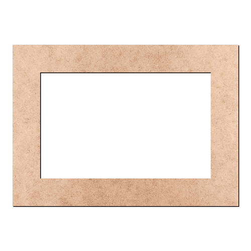 Recorte Moldura Ret 70 x 98 cm Borda 12 cm / MDF 3mm