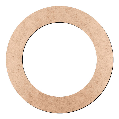 Recorte Moldura Cir 23 cm Borda 3,5 cm / MDF 3mm