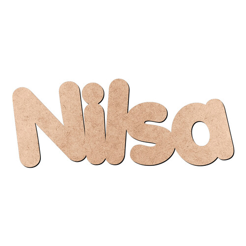 Recorte Nilsa Porkys / MDF 3mm