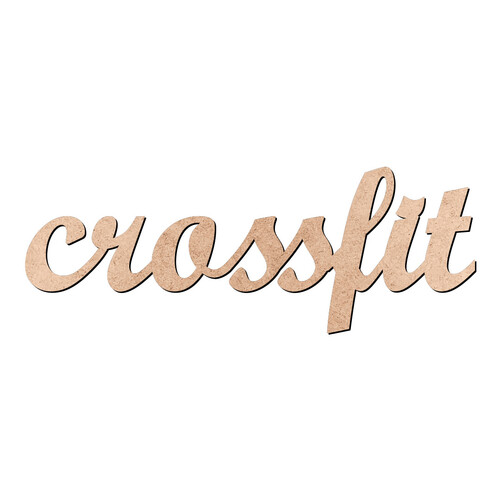 Recorte crossfit Script Mt Std / MDF 3mm