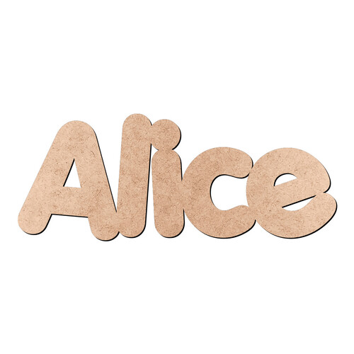 Recorte Alice Porkys / MDF 3mm