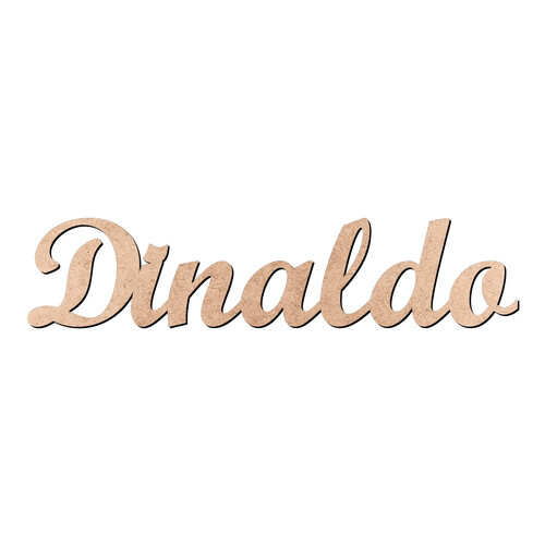 Recorte Dinaldo Script Mt Std / MDF 3mm