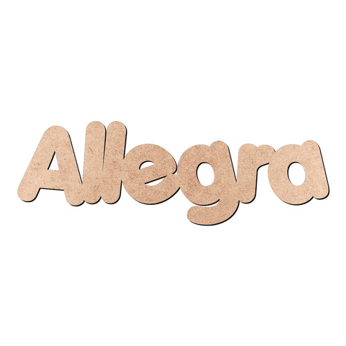 Recorte Allegra Porkys / MDF 3mm