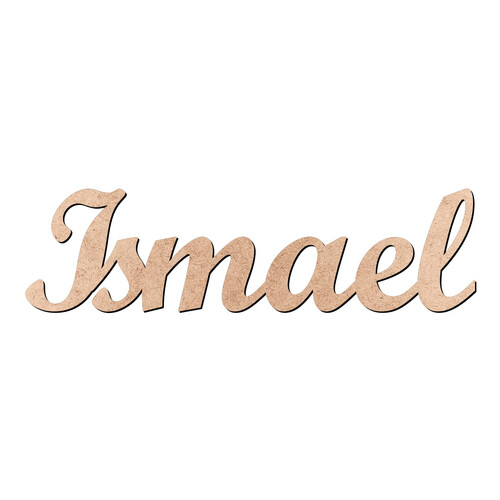 Recorte Ismael Script Mt Std / MDF 3mm