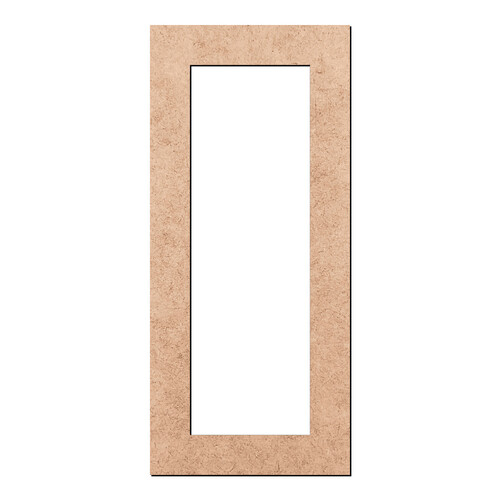 Recorte Moldura Ret 90 x 40 cm Borda 8 cm / MDF 3mm