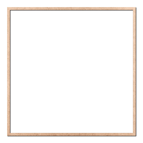 Recorte Moldura Quad 90 cm Borda 2 cm / MDF 3mm