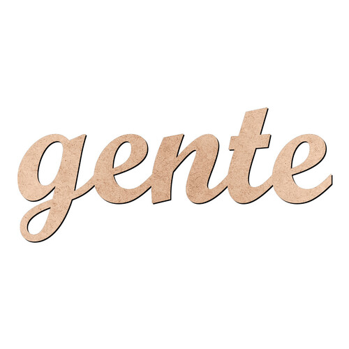 Recorte gente Script Mt Std / MDF 3mm