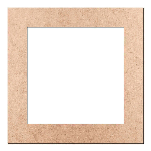 Recorte Moldura Quad 35 cm Borda 5 cm / MDF 3mm