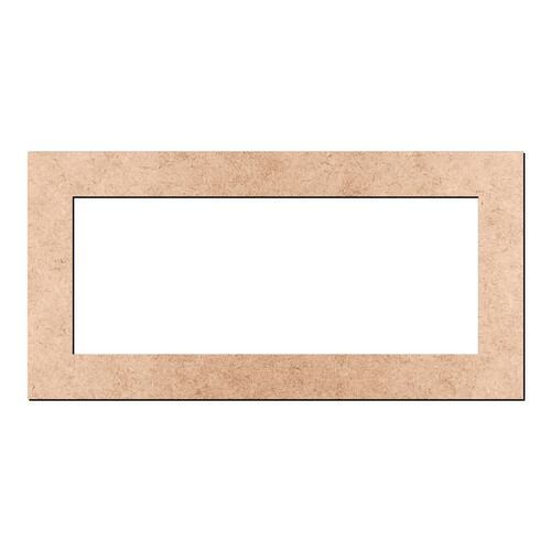 Recorte Moldura Ret 22 x 44 cm Borda 4 cm / MDF 3mm