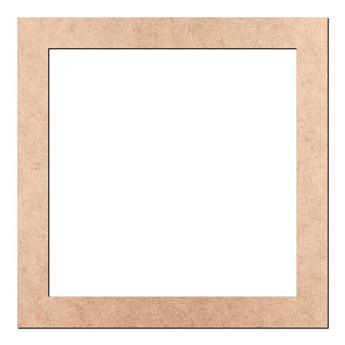 Recorte Moldura Quad 100 cm Borda 10 cm / MDF 3mm