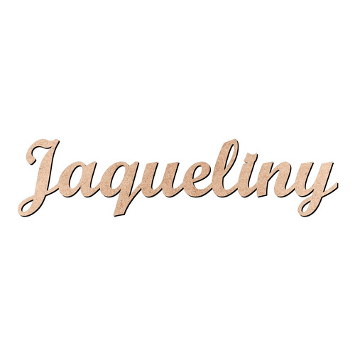 Recorte Jaqueliny Script Mt Std / MDF 3mm