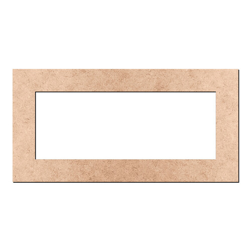 Recorte Moldura Ret 20 x 40 cm Borda 4 cm / MDF 3mm