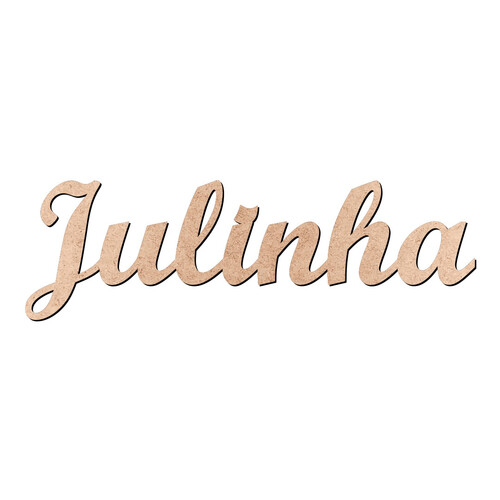 Recorte Julinha Script Mt Std / MDF 3mm