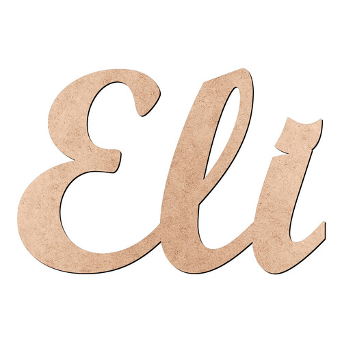 Recorte Eli Script Mt Std / MDF 3mm