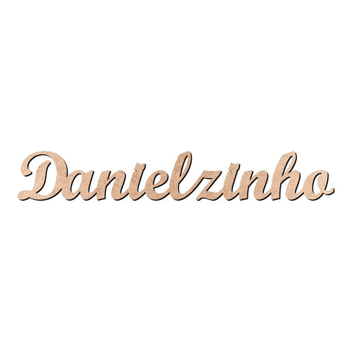 Recorte Danielzinho Script Mt Std / MDF 3mm