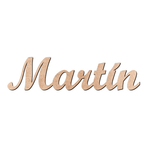 Recorte Martín Script Mt Std / MDF 3mm