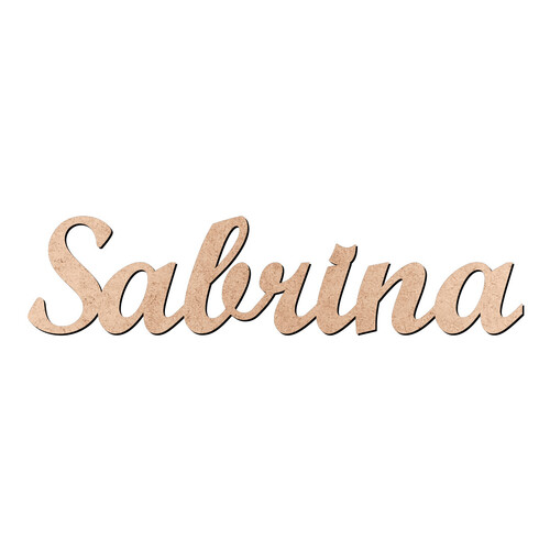 Recorte Sabrina Script Mt Std / MDF 3mm