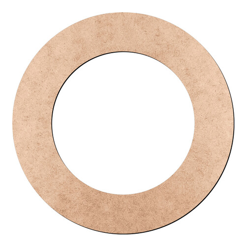 Recorte Moldura Cir 17 cm Borda 3 cm / MDF 3mm