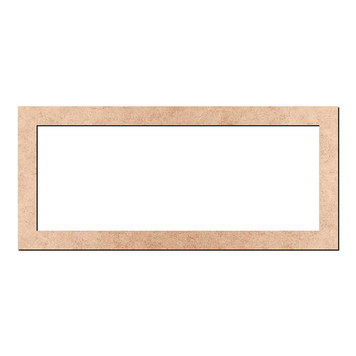 Recorte Moldura Ret 38 x 85 cm Borda 5 cm / MDF 3mm