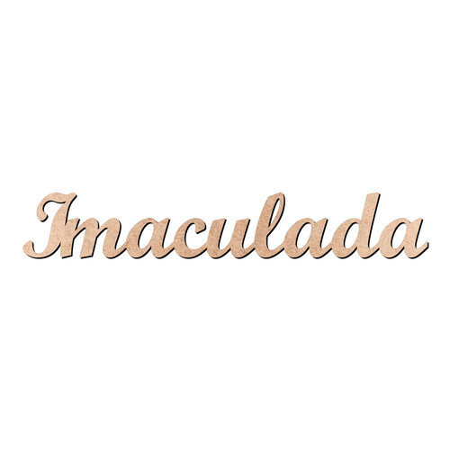 Recorte Imaculada Script Mt Std / MDF 3mm