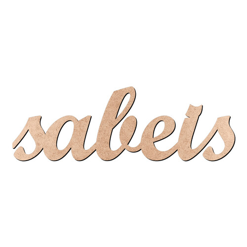 Recorte sabeis Script Mt Std / MDF 3mm