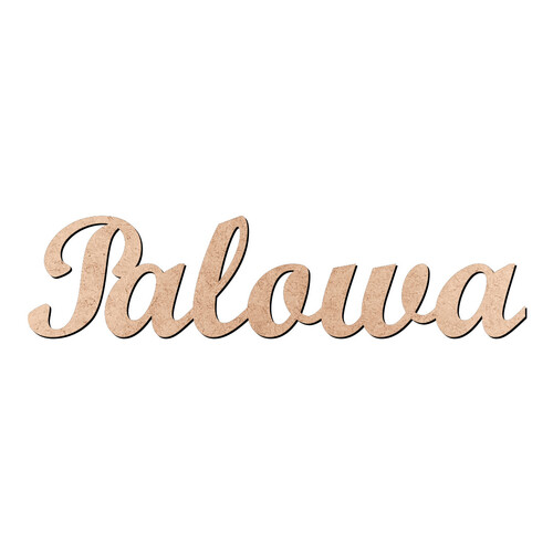 Recorte Palowa Script Mt Std / MDF 3mm