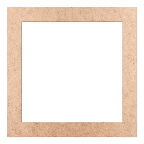 Recorte Moldura Quad 45 cm Borda 5 cm / MDF 3mm