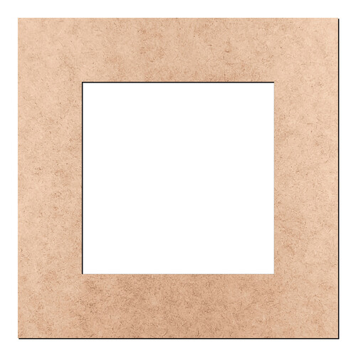 Recorte Moldura Quad 50 cm Borda 10 cm / MDF 3mm