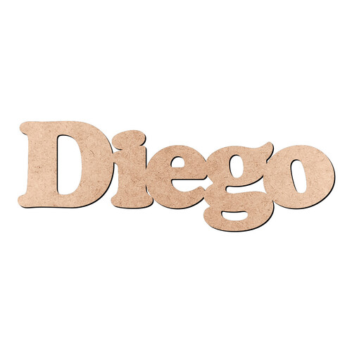 Recorte Diego Cooper Black / MDF 3mm