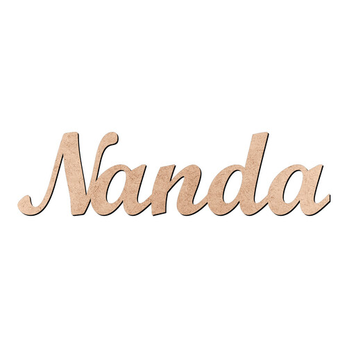 Recorte Nanda Script Mt Std / MDF 3mm