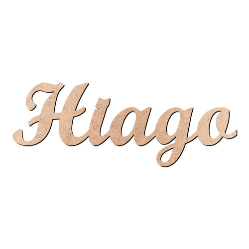 Recorte Hiago Script Mt Std / MDF 3mm