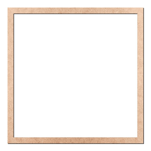 Recorte Moldura Quad 90 cm Borda 4 cm / MDF 3mm