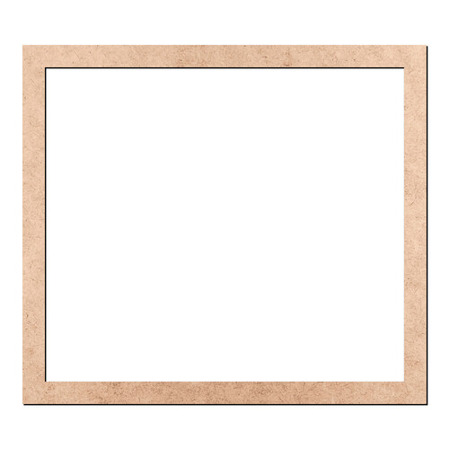 Recorte Moldura Ret 80 x 90 cm Borda 5 cm / MDF 3mm