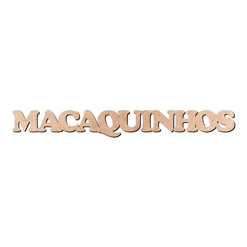 Recorte MACAQUINHOS Cooper Black / MDF 3mm